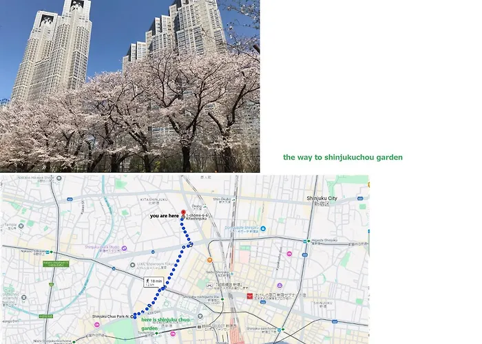 大久保駅から４分、貸切、韓国ダウン至近、新宿/歌舞伎町に徒歩圏内 、단독사용민박